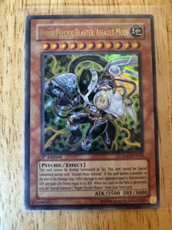 Hyper Psychic Blaster/Assault Mode 1st Ed. YuGiOh Crimson Crisis #CRMS-EN020 - Image 1