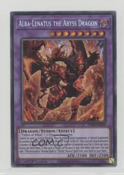 SCR - Alba-Lenatus The Abyss Dragon 1st Ed. YuGiOh Dimension Force #DIFO-EN035 - Image 1