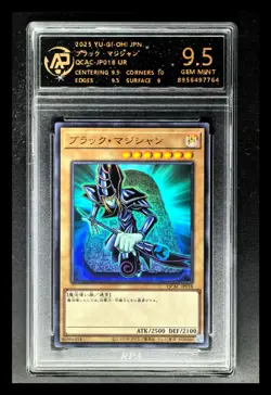 2025 YU- GI-OH! JPN. Dark Magician QCAC-JP018 UR RPA 9.5 (SAME AS PSA 9) - Image 1