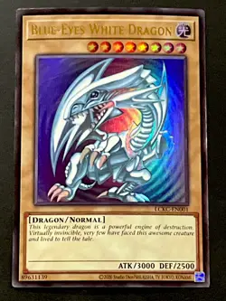 Blue-Eyes White Dragon (Version 2) LCKC-EN001 Legendary Collection - NM 💎 - Image 1
