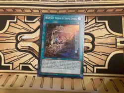 WANTED: Seeker of Sinful Spoils AGOV-EN054 1st Secret Rare NM Yugioh Card - Image 1