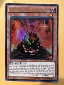YUGIOH - The Black Stone of Legend LDK2-ENJ05 -Ultra Rare - Unlimited Ed - NM/M - Image 1