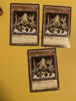 3x Fiend Kraken #SBC1-ENC08 Yugioh Near Mint or Better - Image 1