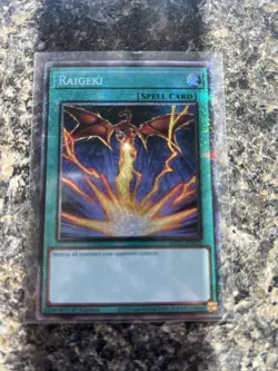 Yu-Gi-Oh! Raigeki MP25-EN015 Prismatic Secret Rare - Image 1