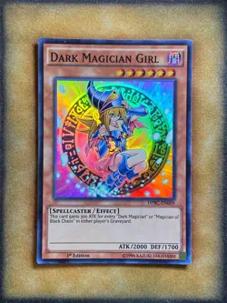 Yugioh Dark Magician Girl DPBC-EN009 Super Rare 1st Ed LP - Image 1