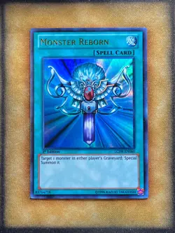 Yugioh Monster Reborn LCJW-EN060 Ultrar Rare 1st Ed NM - Image 1