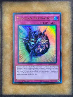 Yugioh Magician Navigation LEDD-ENA29 Ultra Rare 1st Ed LP - Image 1