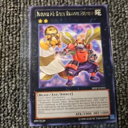 Yugioh Number 64 Ronin Raccoon Sandayu SHSP-EN051 1st Edition Near Mint - Image 1