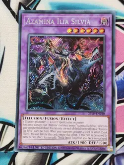 25LP-EN010 Azamina Ilia Silvia Secret Rare Limited Edition Yu-Gi-Oh - Image 1