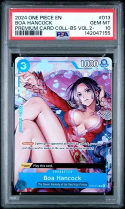 2024 ONE PIECE PREM CARD COLL -BEST SELECTION VOL.2 #013 BOA HANCOCK PSA 10 - Image 1