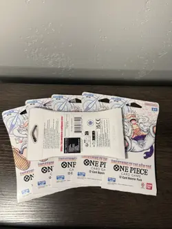 6x One Piece OP-05 Awakening of the New Era OP05 Sleeved Blister Booster Packs - Image 2