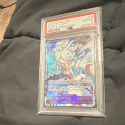 One Piece Monkey D. Luffy 119/PRB01 Alternate Art Holo PSA 10 Japanese 2024 - Image 1