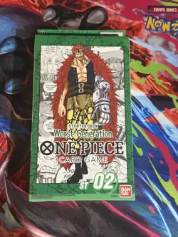 ONE PIECE TCG: Worst Generation Starter Deck (ST-02) New/Sealed 811039038397 - Image 1