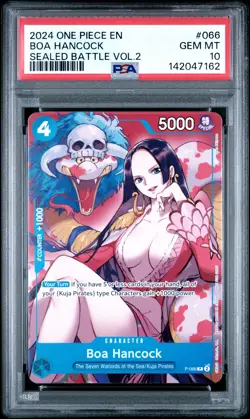 2024 ONE PIECE PROMOS SEALED BATTLE VOL.2 #066 BOA HANCOCK PSA 10 - Image 1
