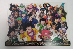 DRAGON BALL ONE PIECE Special Combo Card 40th weekly JUMP MORINAGA Very Rare - Image 1