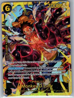 Monkey.D.Luffy OP10-118 SEC English Royal Blood - One Piece Card - NM - Image 1