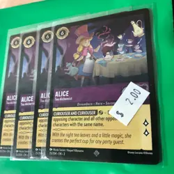 Foil Alice - Tea Alchemist Into the Inklands 4x x4 Disney Lorcana Playset - Image 1