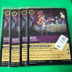 Foil Alice - Tea Alchemist Into the Inklands 4x x4 Disney Lorcana Playset - Image 2