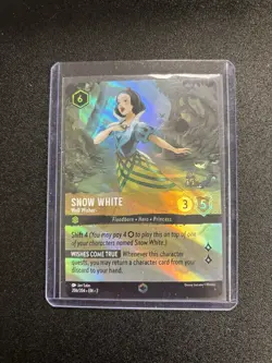 Snow White Well Wisher 206/204 (Enchanted) Disney Lorcana Rise of the Floodborn - Image 1