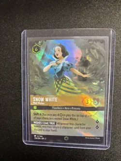 Snow White Well Wisher 206/204 (Enchanted) Disney Lorcana Rise of the Floodborn - Image 3