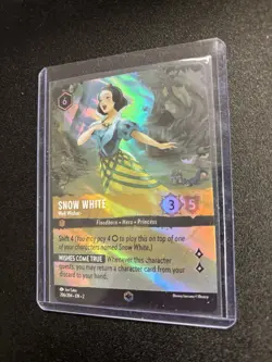 Snow White Well Wisher 206/204 (Enchanted) Disney Lorcana Rise of the Floodborn - Image 4