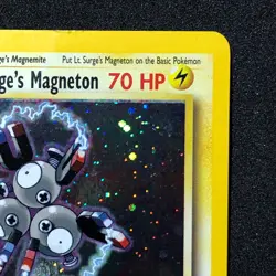 1999-2000 Gym Heroes: Lt. Surge's Magneton (8/132) Holo Vintage Pokemon Card - Image 2