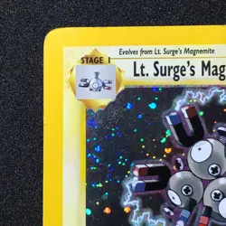 1999-2000 Gym Heroes: Lt. Surge's Magneton (8/132) Holo Vintage Pokemon Card - Image 5