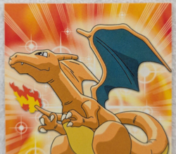 1999 Charizard #06 Topps Red Logo Pokemon TV Animation Card - Image 2
