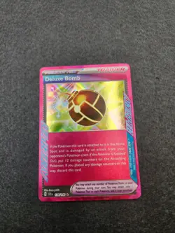 Pokemon TCG Deluxe Bomb 134/142 Stellar Crown Ace Spec Trainer Card - Image 2