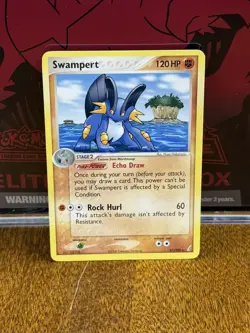 Pokemon Card - Swampert Crystal Guardians 27/100 Rare Non-Holo - Image 1