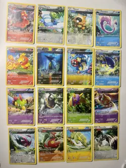Pokemon TCG XY Era 16 Card Lot Ancient Traits Omega Alpha Half Art Cards LP - Image 1