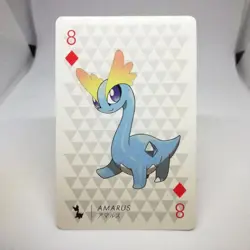 Amaura 8 DIA Pokemon trump playing card Y YVELTAL Back Nintendo JAPAN - Image 1