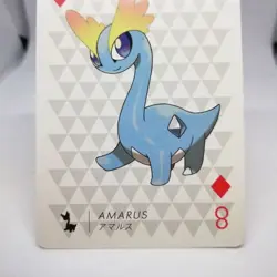 Amaura 8 DIA Pokemon trump playing card Y YVELTAL Back Nintendo JAPAN - Image 3