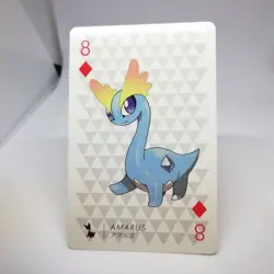 Amaura 8 DIA Pokemon trump playing card Y YVELTAL Back Nintendo JAPAN - Image 5