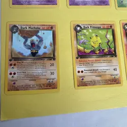 Pokemon 1st Edition Team Rocket Cards Of 8 Dark Dragonair Rapidash Porygon NM - Image 5