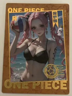 PERONA VOLLEYBALL R N-031 Thick Huatang One Piece Anime Collectible Card - Image 1