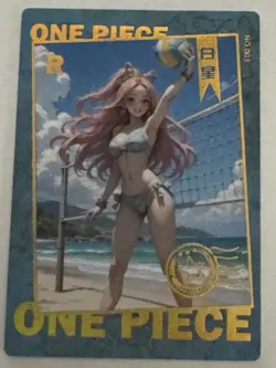 SHIRAHOSHI VOLLEYBALL R N-003 Thick Huatang One Piece Anime Collectible Card - Image 1