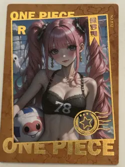PERONA VOLLEYBALL R N-032 Thick Huatang One Piece Anime Collectible Card - Image 1