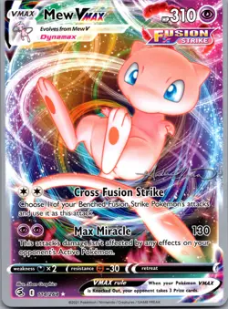 Mew VMAX 114/264 Ultra Rare Pokemon World Championships 2022 Deck Promo Card NM - Image 1