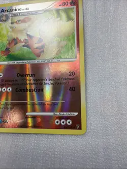 2009 Pokemon ARCANINE Card 50/147 Reverse Holo Platinum Supreme Victors -LP - Image 3