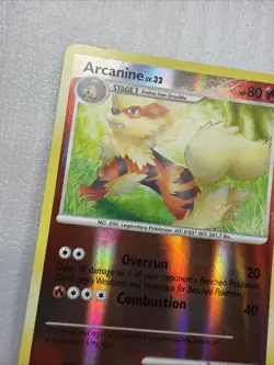 2009 Pokemon ARCANINE Card 50/147 Reverse Holo Platinum Supreme Victors -LP - Image 5