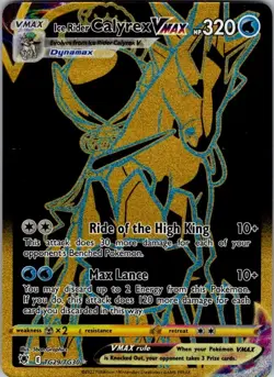 Ice Rider Calyrex VMAX - TG29/TG30 - Pokemon Astral Radiance Secret Rare Card NM - Image 1