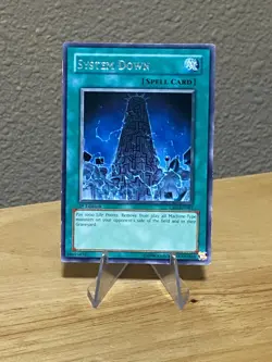 1996 Yu-Gi-Oh! - System Down - Rare - CRV-EN041 KONAMI TRADING CARD GAME - Image 1