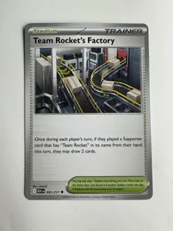 Pokemon - 203/217 Team Rocket’s Factory - Ascended Heroes - Standard Card - Image 1