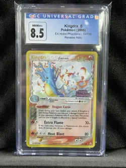 CGC 10 Kingdra 2006 EX Holon Phantoms 10/110 Reverse Holo STAMPED Pokemon Card - Image 1