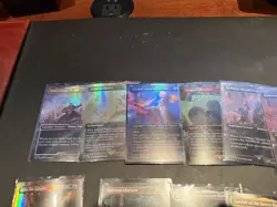 MTG Lord of the Rings Card Lot Borderless Foil and non foil - Image 2