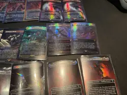 MTG Lord of the Rings Card Lot Borderless Foil and non foil - Image 5