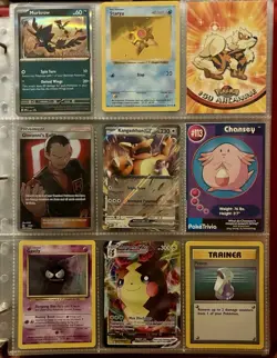 Vintage Pokemon Card Collection - No Binder Lot 5 Pages - Holo - Modern LP/NM - Image 1