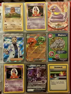 Vintage Pokemon Card Collection - No Binder Lot 5 Pages - Holo - Modern LP/NM - Image 3
