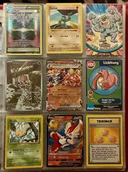 Vintage Pokemon Card Collection - No Binder Lot 5 Pages - Holo - Modern LP/NM - Image 5